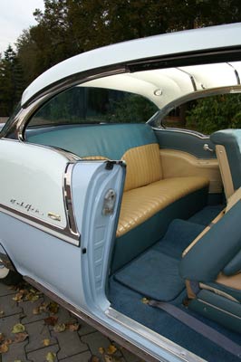 1955 chevy hochzeitsauto